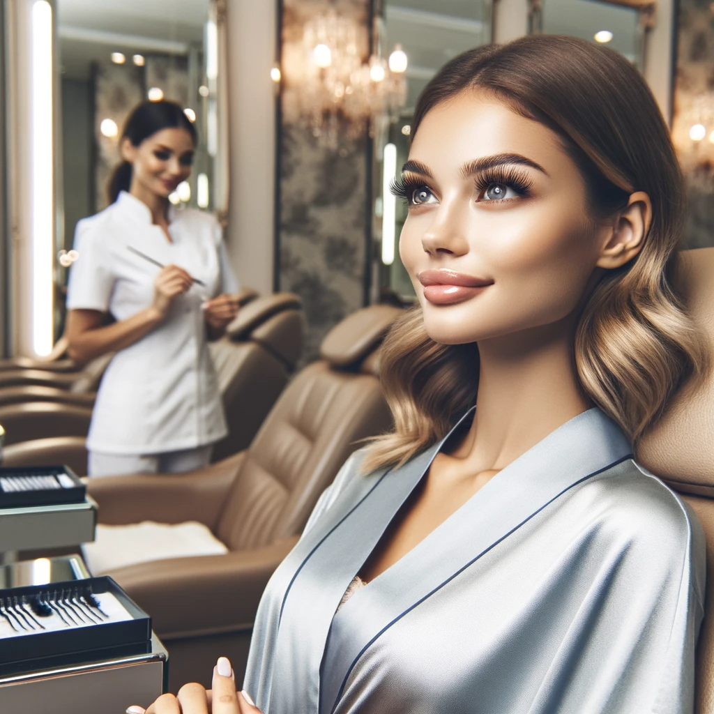 lash lift and tint before and after