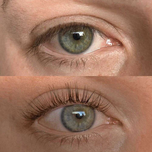 lash lifting before and after