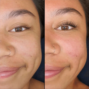 lash lift and tint before and after