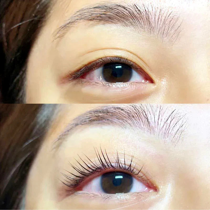 lash lift before and after