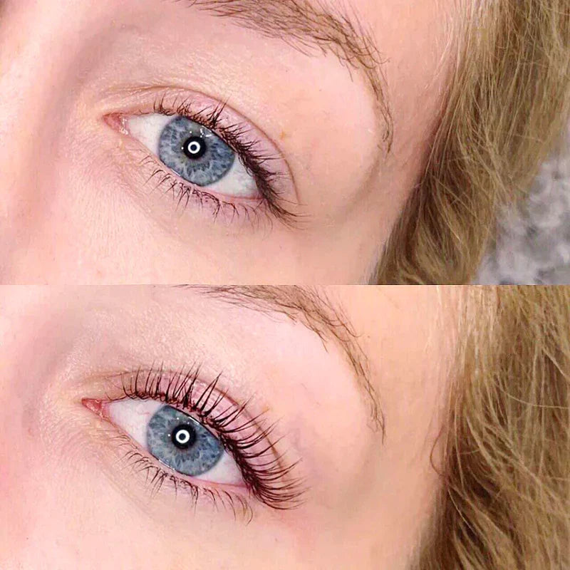 lash lift before and after