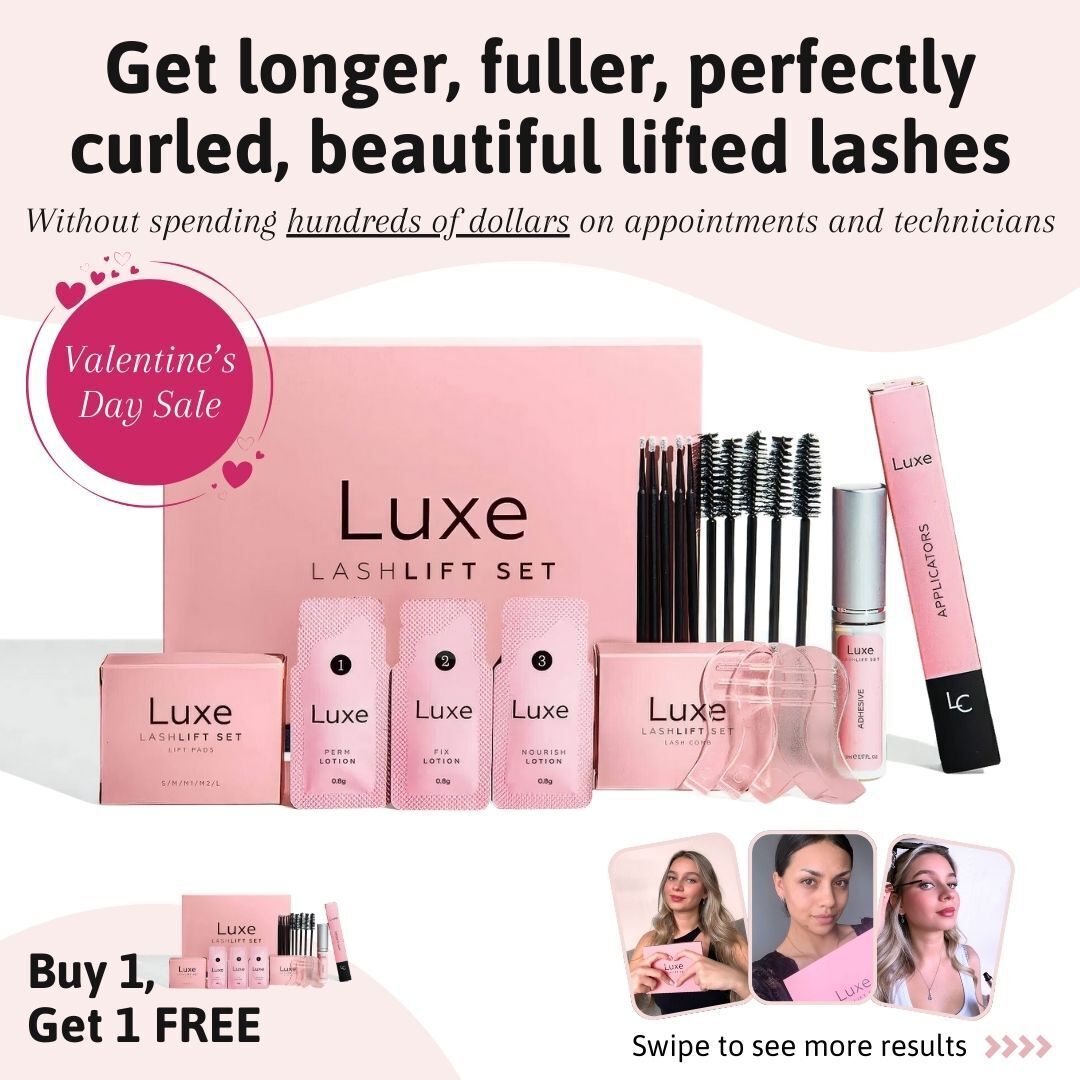 Luxe Kit Lifting de Pestañas (COMPRAR 1 OBTENER 1 GRATIS)