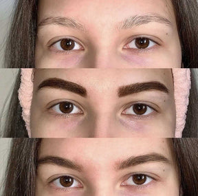 lash lift and tint before and after