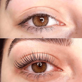 lash lift and tint before and after