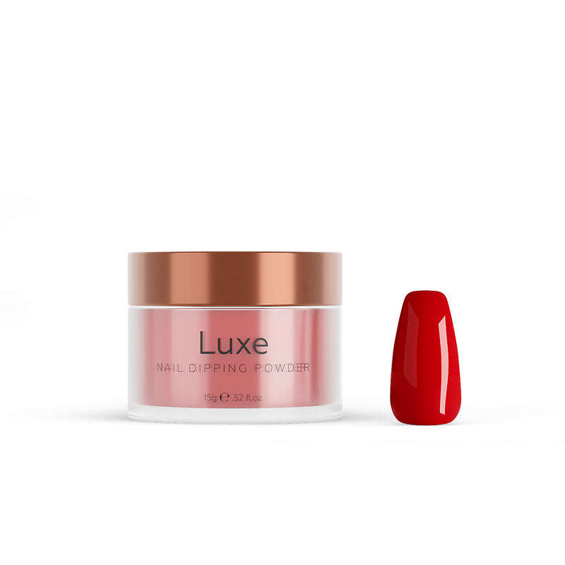 pure red nail dip powder